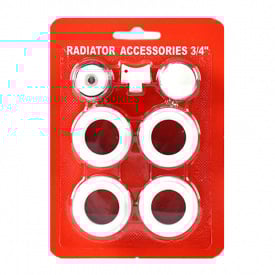 Комплект пробок для алюминиевых радиаторов Veveri FY-002 3/4 дюйм Белый