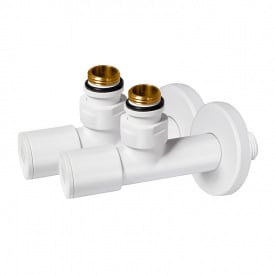 Комплект дизайн кранов Ideale Dante 1/2x1/2 дюйм Белый