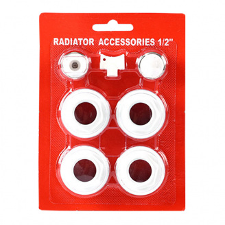 Комплект пробок для алюмінієвих радіаторів Veveri FY-001 1/2 дюйм Білий