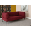 Диван офисный Tobi Sho Бенно-1 с подлокотниками для офиса, гостиной 1400х720х750 велюр Lotus 67/BORDO Киев