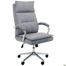 Офісне крісло керівника Olimpic тканина сірий