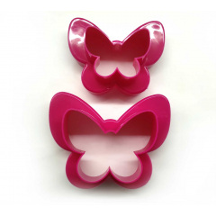 Вырубки для печенья двухсторонние Бабочка 2 штуки Дзензелевка