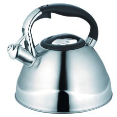 Чайник із свистком Maestro 3 л Сріблястий MR-1338 Новомосковськ