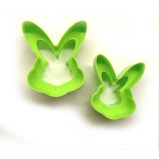 Вирубки для печива двосторонні Зайчик Kitchen 2 штуки