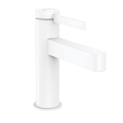 Змішувач для умивальника Hansgrohe Finoris Finoris 100 білий матовий Кам'янка-Дніпровська