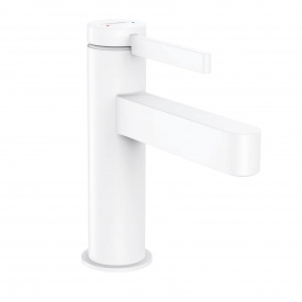 Змішувач для умивальника Hansgrohe Finoris Finoris 100 білий матовий