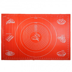 Силіконовий килимок Ytech 65 х 45 см червоний для розкочування тіста Костопіль