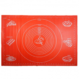 Силіконовий килимок Ytech 65 х 45 см червоний для розкочування тіста