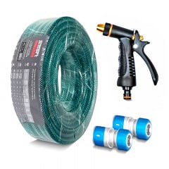 Комплект для поливу SmartFlex шланг 1/2 20 м пістолет 2 конектори Зелений Ужгород