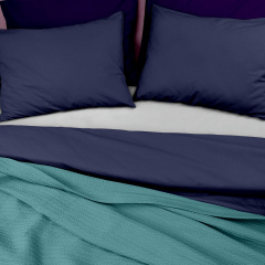 Покрывало COSAS Azure Knitted Braid 230х240 см Бирюзовый Доманёвка