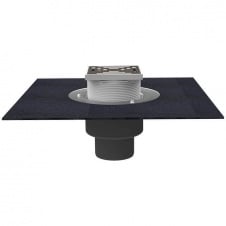 Покрівельна воронка Hutterer&Lechner GmbH DN75 вертикальний випуск з бітумним полотном (HL62BH/7)