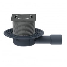 Трап для внутрішніх приміщень Hutterer&Lechner HL90Prblue-3000 із сухим сифоном 121х121/115х115мм