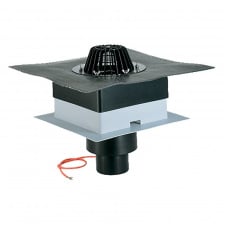 Покрівельна воронка Hutterer&Lechner HL63.1H/1 DrainBox DN110 з бітумним полотном та підігрівом