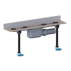 Душовий лоток Hutterer&Lechner HL50W.0/60 кутовий пристінний 600 мм без решітки