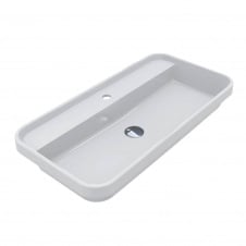 Умивальник Miraggio Ocean 800, miramarble, білий глянцевий