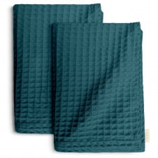 Вафельні рушники COSAS Ocean Greek Waffle Смарагдовий 2 шт