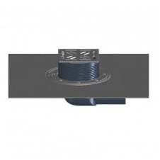 Трап для балконів та терас Hutterer&Lechner HL5100TH горизонтальний 145х145/138х138мм