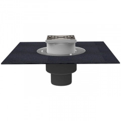 Покрівельна воронка Hutterer&Lechner GmbH DN75 вертикальний випуск з бітумним полотном (HL62BH/7) Бердичев