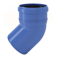 Коліно каналізаційне безшумне Valsir Triplus Ø110x45° (VS0650455) Кременчуг