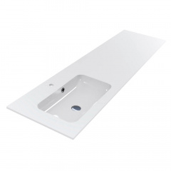 Умивальник Miraggio Della 1900 L miramarble, білий глянцевий Ясногородка