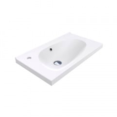 Умивальник Miraggio Titania 700C miramarble matt, білий матовий Бердянск