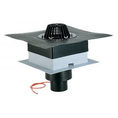 Покрівельна воронка Hutterer&Lechner HL63.1H/1 DrainBox DN110 з бітумним полотном та підігрівом Хуст