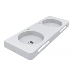 Умивальник Miraggio Loop 1200 D, mirasoft, білий матовий Березно