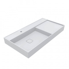 Умивальник Miraggio Soul 1000, miramarble, білий глянцевий Южноукраинск