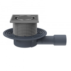 Трап для внутрішніх приміщень Hutterer&Lechner HL90Prblue із сухим сифоном 123х123/115х115мм Київ