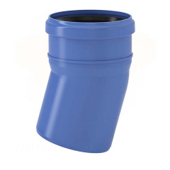 Коліно каналізаційне безшумне Valsir Triplus Ø110x15° (VS0650451) Александрия