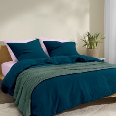 Плед покрывало COSAS Ashmint Waffle Weave 240х260 см Зеленый Херсон