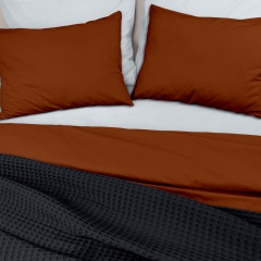 Плед покрывало вафельное COSAS Black Greek Waffle 230х240 см Черный Киев