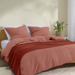 Плед покрывало COSAS Сinnamon Waffle Weave 75x95 Коричневый Вознесенск