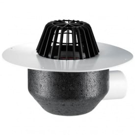 Покрівельна воронка Hutterer&Lechner GmbH DN75 горизонтальний випуск з ПВХ-фланцем (HL64P/7)