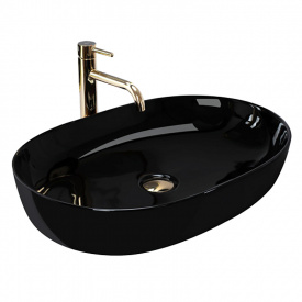 Умивальник Rea Cleo чорний (REA-U6757)
