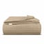 Плед покрывало вафельное COSAS Beige Greek Waffle 75x95 см Бежевый Киев