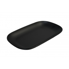 Тарелка овальная One Chef 24х15 см Черный