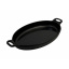 Сковорода овальная для подачи One Chef 21х14 см Черный Бровары