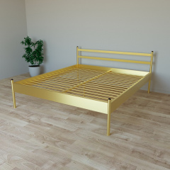 Кровать Tobi Sho COMFORT-1 двуспальная металлическая 190X160 Золотой Київ