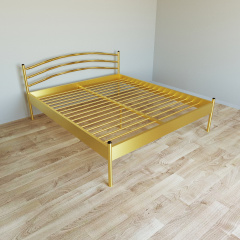Кровать Tobi Sho GLORIA-1 (38) полуторная металлическая 190X140 Золотой Київ