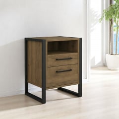 Тумба для передпокою Tobi Sho Фрейм ЛТ-7 у стилі Лофт з двома шухлядами, 460х350х600 мм Фаєрвуд Кам'янка-Дніпровська