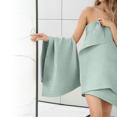 Рушник вафельний COSAS Pistachio Greek Waffle 45x90 см Фісташковий Київ