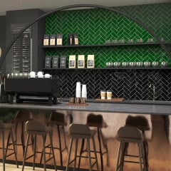 Плитка Ceramica Deseo VENICE BLACK 8х200х75 мм Дубно