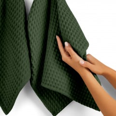 Рушник вафельний COSAS Basil Greek Waffle 115x200 см Смарагдовий Талалаївка