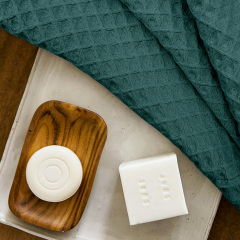 Рушник вафельний COSAS Olympic Greek Waffle 115x150 см Бірюзовий Ясногородка