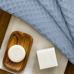 Рушник вафельний COSAS Maya Greek Waffle 115x150 см Блакитний Володарськ-Волинський