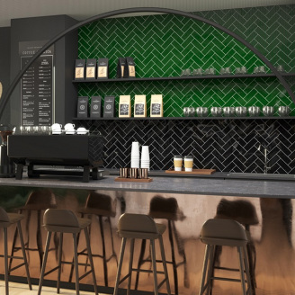 Плитка Ceramica Deseo VENICE BLACK 8х200х75 мм