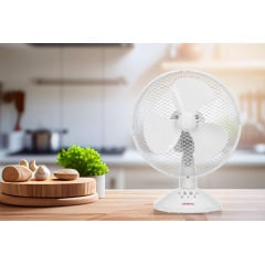 Вентилятор настольный Ardesto FT-23A 23 см 30 Вт Белый (iz16853) Геническ