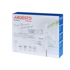 Вентилятор напольный Ardesto FN-1608RW 45 Вт Белый (2618982673) Самбор