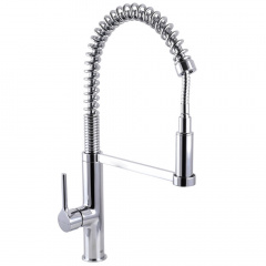 Змішувач для кухні Topaz Sardinia TS-08401-H71 з гнучким виливом, хром Київ